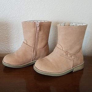 Children's Place Faux Suede Ankle Boots